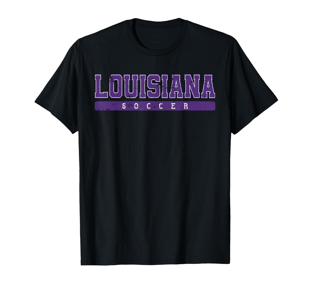 Louisiana Soccer Tees Tanks Tops T-Shirt - Graphic Print Unisex - T-Shirt, Sweatshirt, Hoodie