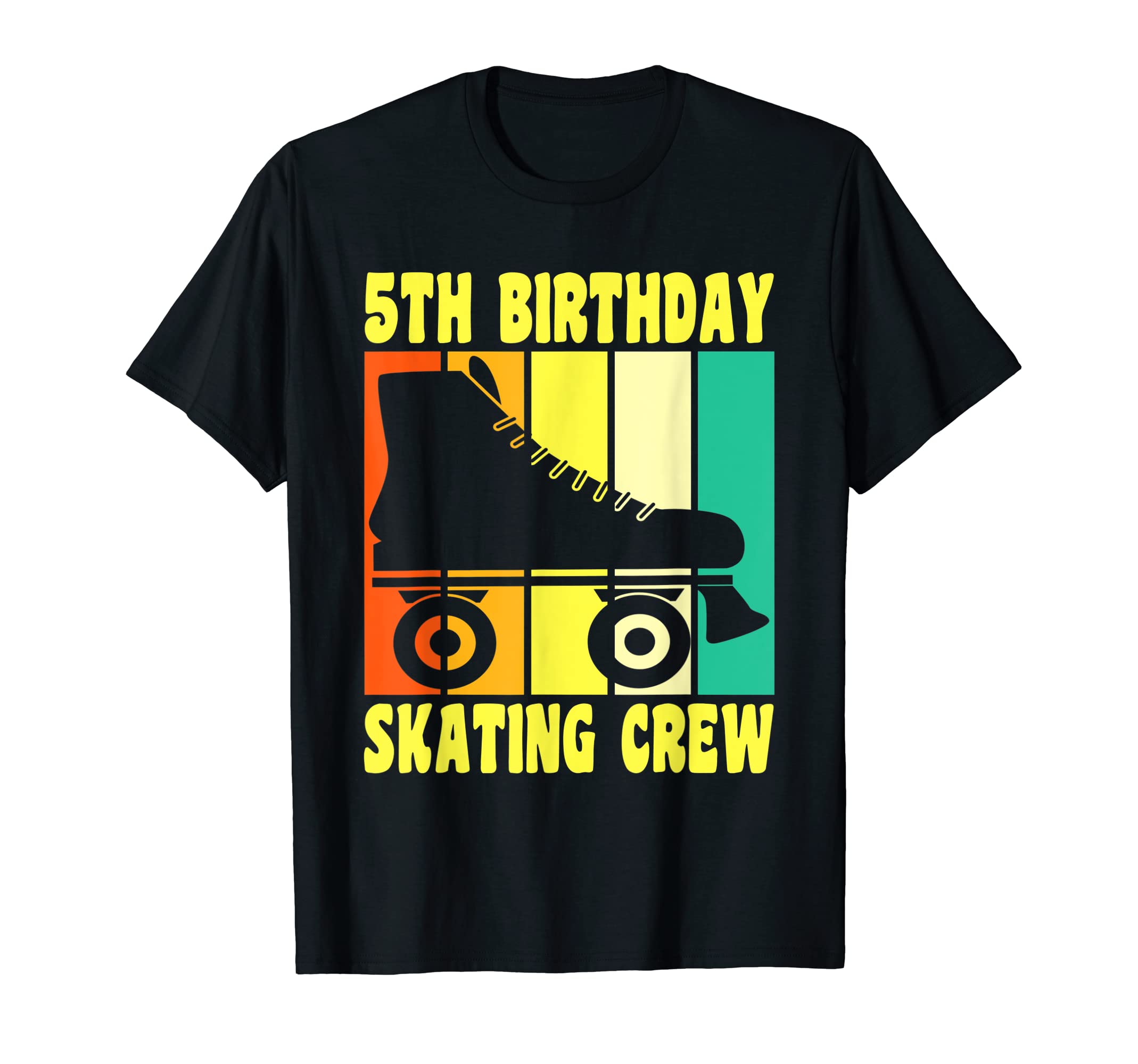 Happy 5 Birthday 5 Year Old Roller T-Shirt - Minimalist Print Men Women - T-Shirt, Sweatshirt, Hoodie
