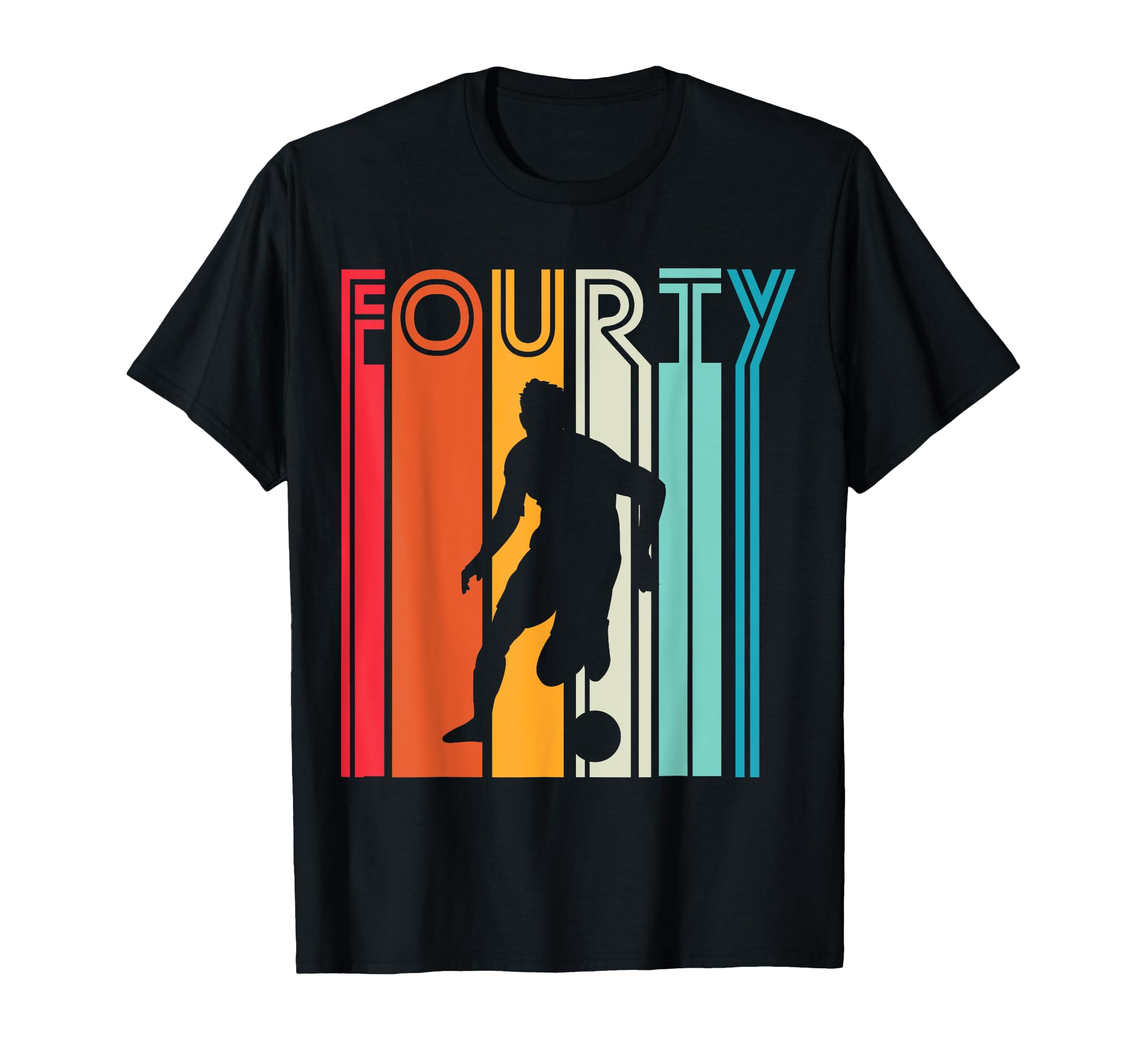 40 Years Soccer Gift 40Th Birthday T-Shirt - Minimalist Print Unisex - T-Shirt, Sweatshirt, Hoodie
