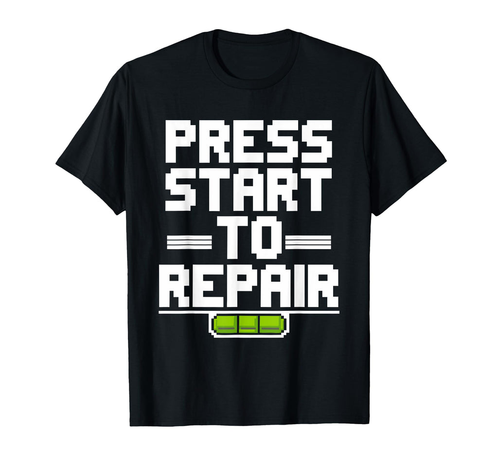 Gaming Repair Console Restoration Arcade T-Shirt - Graphic Print Men Women - T-Shirt, Sweatshirt, Hoodie