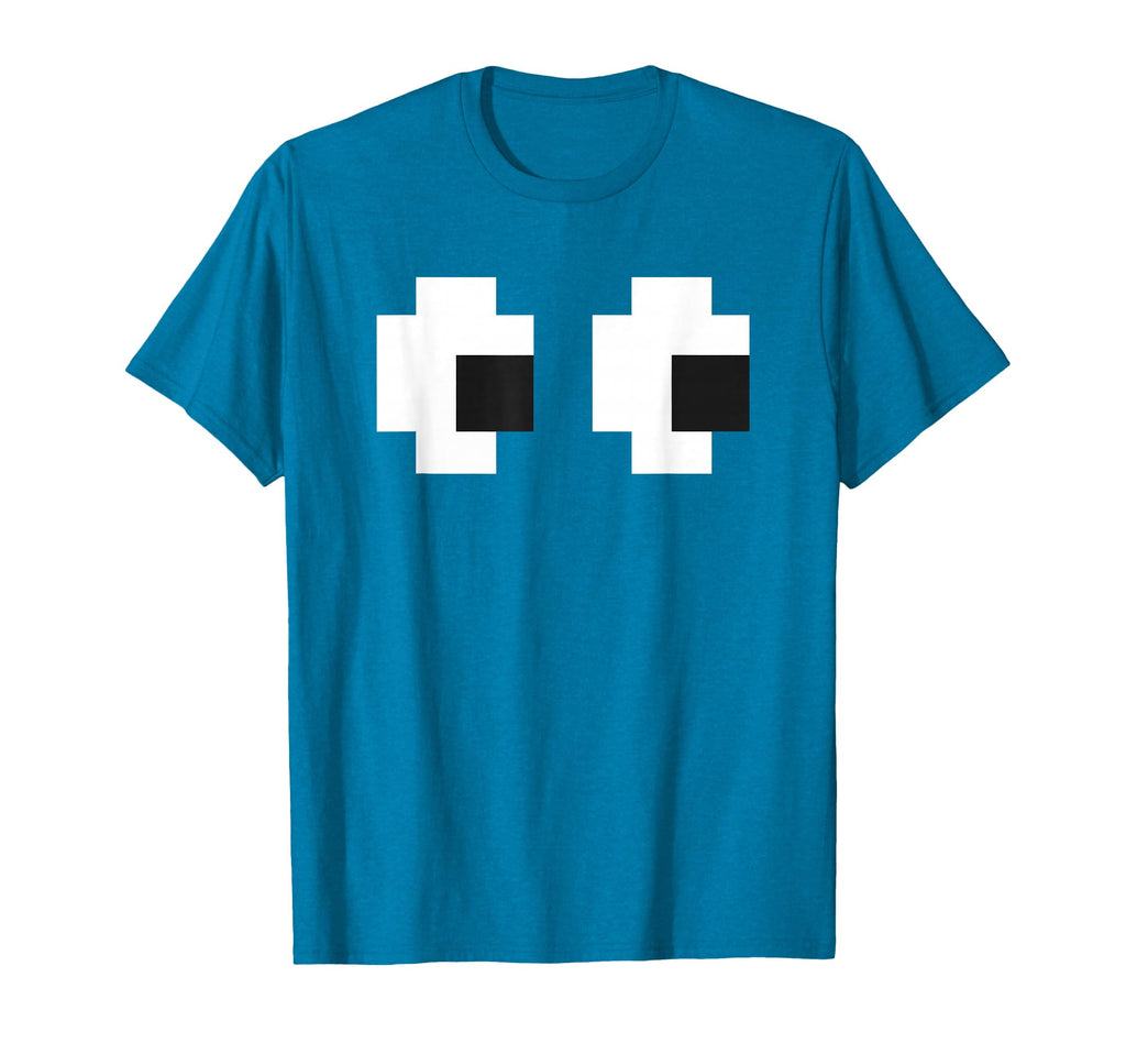 Arcade Game Ghost Blue T-Shirt - Minimalist Print Unisex - T-Shirt, Sweatshirt, Hoodie