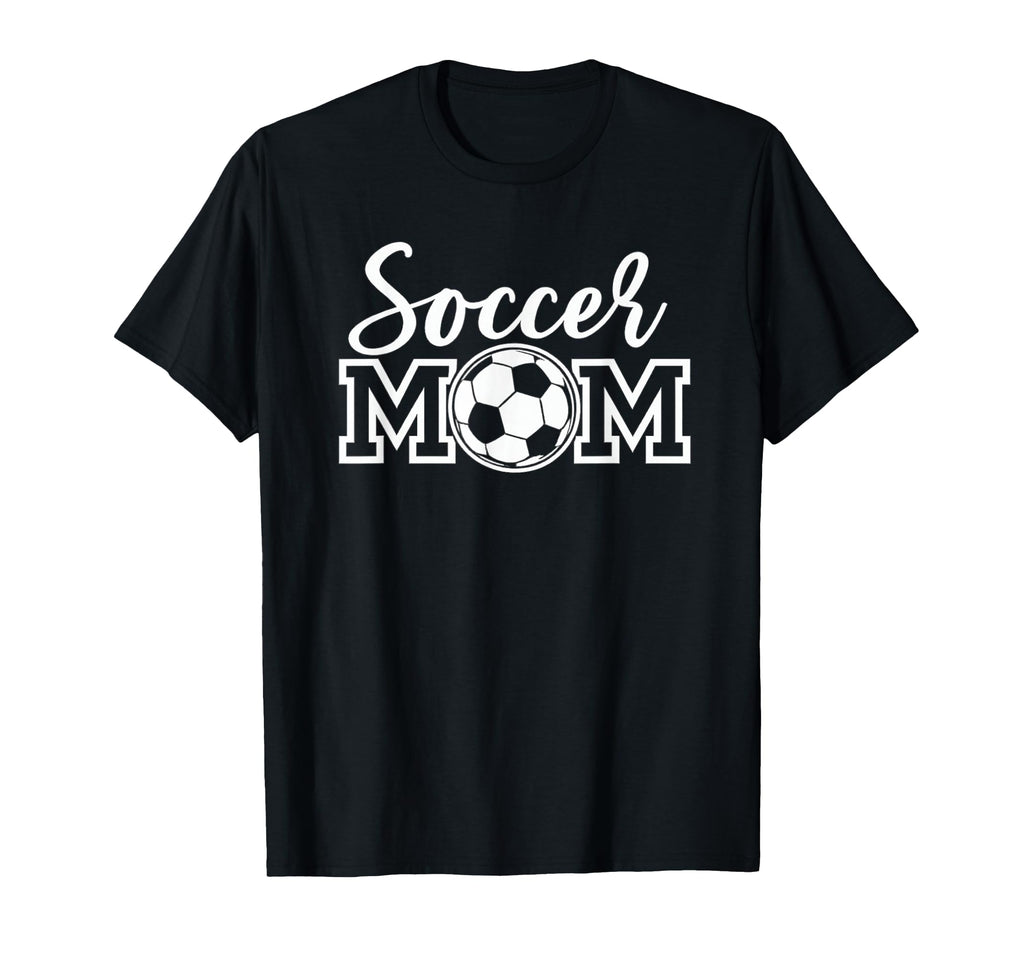 Soccer Mom White Sports Mom Game Day T-Shirt - Minimalist Print Unisex - T-Shirt, Sweatshirt, Hoodie