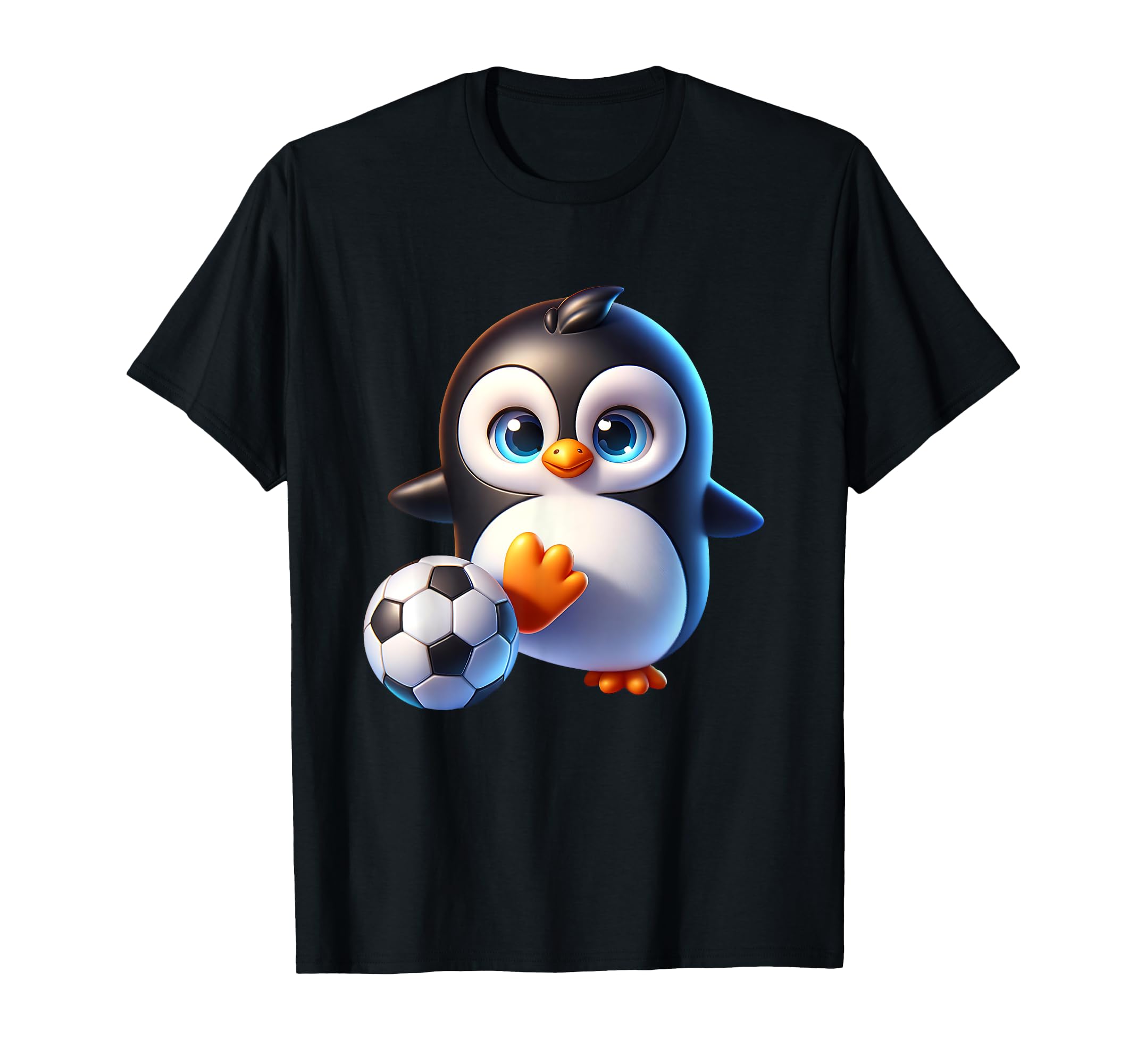 Penguin Soccer Champion Fan T-Shirt - Aesthetic Graphic Unisex - T-Shirt, Sweatshirt, Hoodie