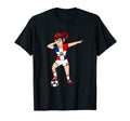 Dabbing Soccer Dominican Republic T-Shirt - Trendy Graphic for Adults - T-Shirt, Sweatshirt, Hoodie