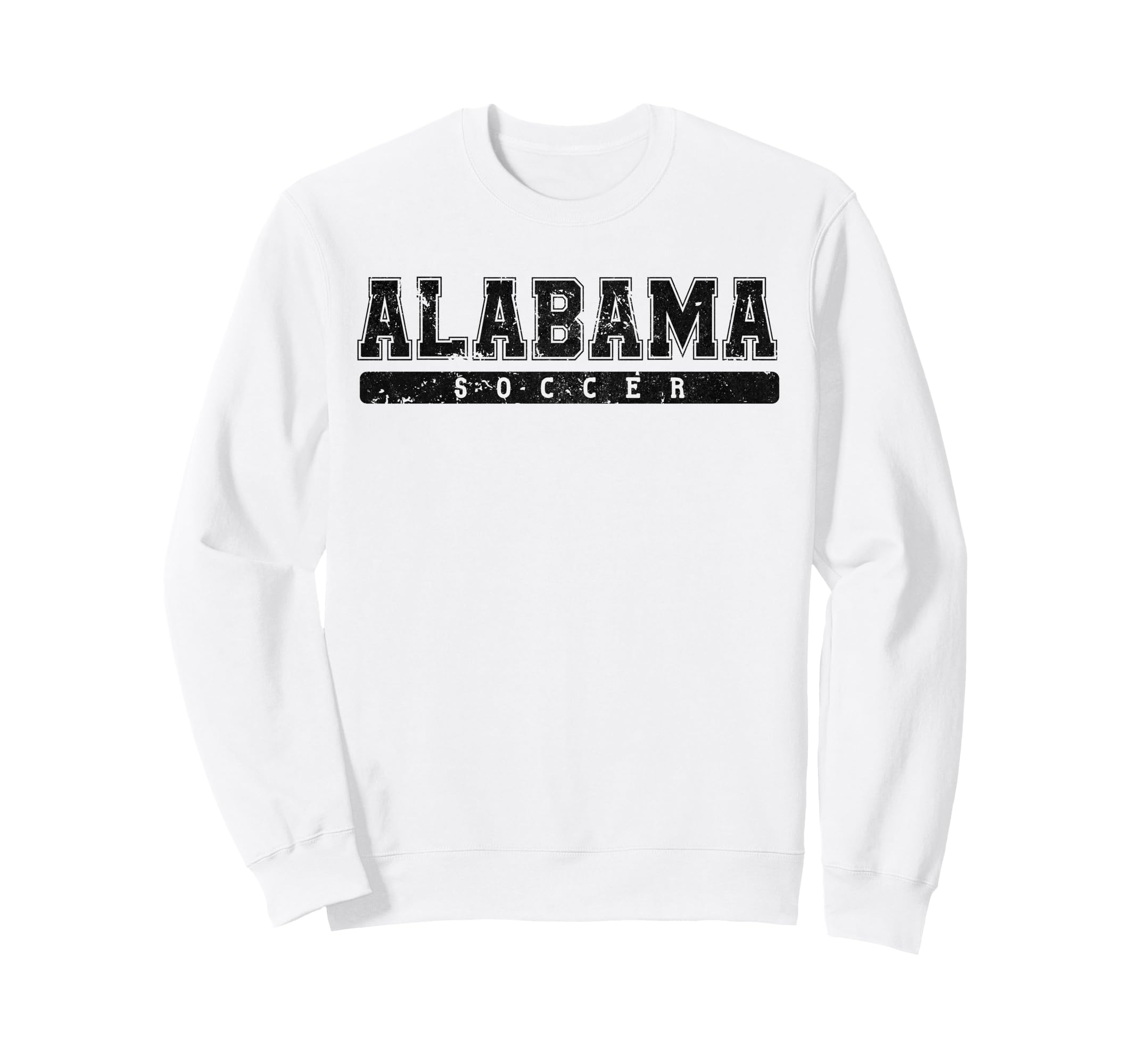 Alabama Soccer Black Text Sweatshirt - Custom Art Print Unisex - T-Shirt, Sweatshirt, Hoodie
