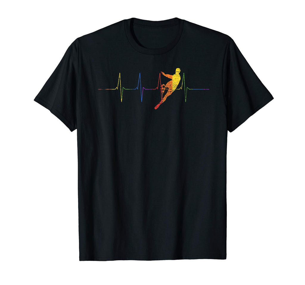Soccer Player Gift Lgbt Heartbeat Soccer T-Shirt - Custom Art Print Unisex - T-Shirt, Sweatshirt, Hoodie