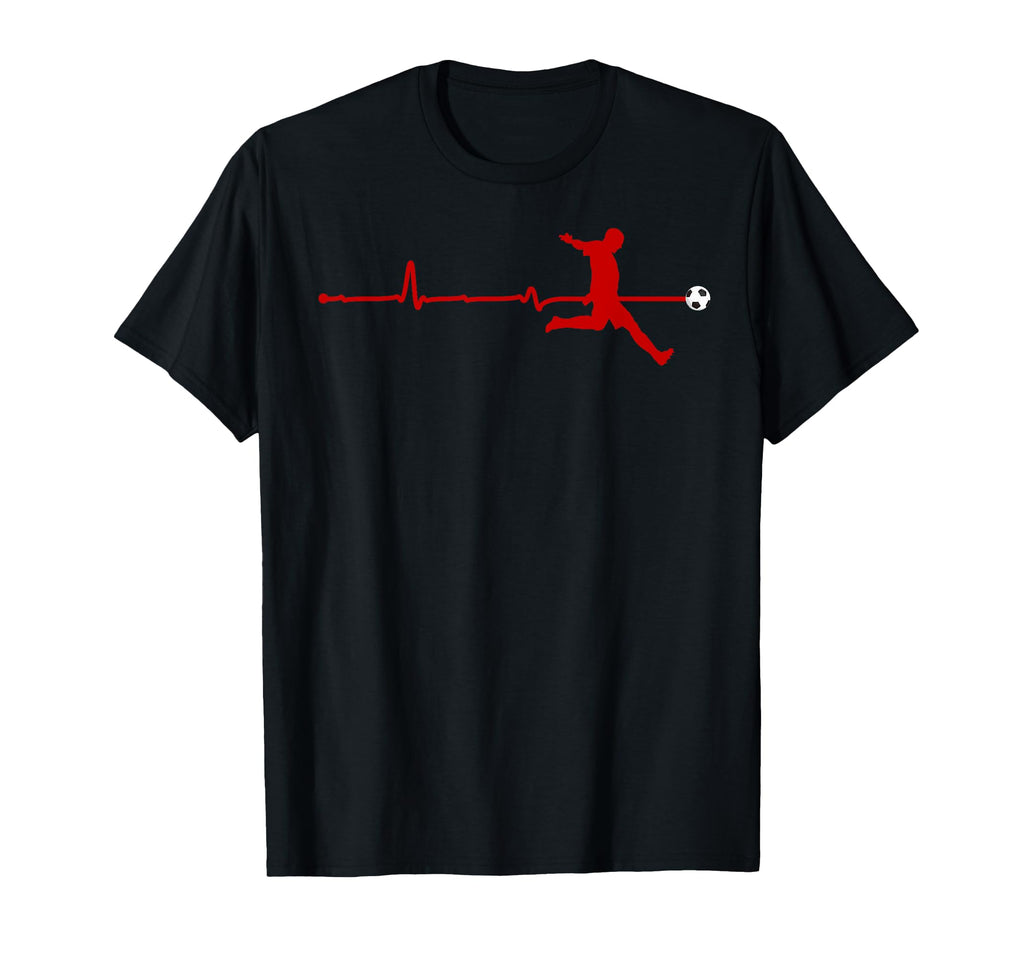 Soccer Heartbeat Football Passion Sport T-Shirt - Trendy Graphic Men Women - T-Shirt, Sweatshirt, Hoodie