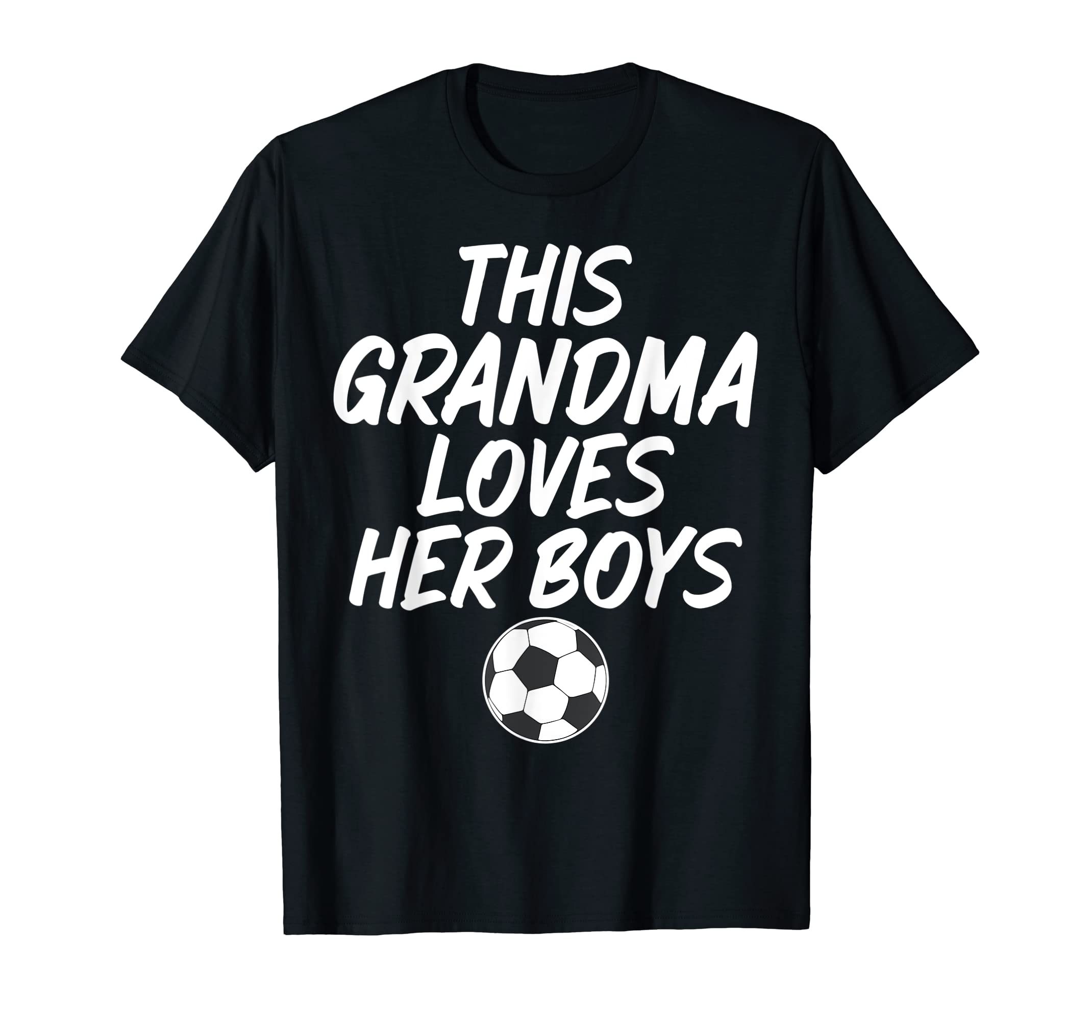 This Grandma Loves Her Funny Soccer T-Shirt - Aesthetic Graphic Men Women - T-Shirt, Sweatshirt, Hoodie