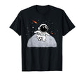 Universe Moon Stars Astronaut Outer T-Shirt - Unique Graphic Men Women - T-Shirt, Sweatshirt, Hoodie