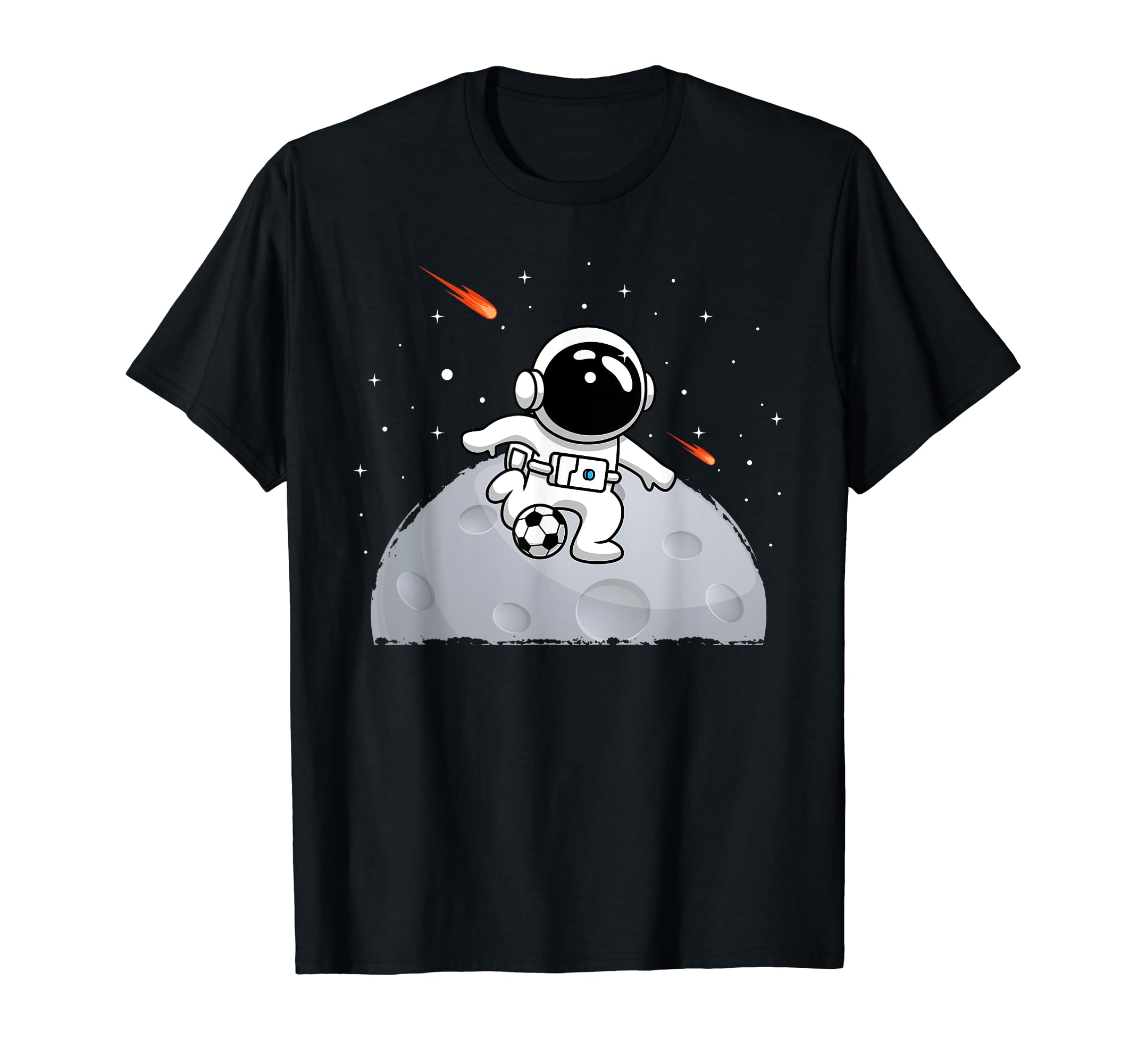 Universe Moon Stars Astronaut Outer T-Shirt - Unique Graphic Men Women - T-Shirt, Sweatshirt, Hoodie