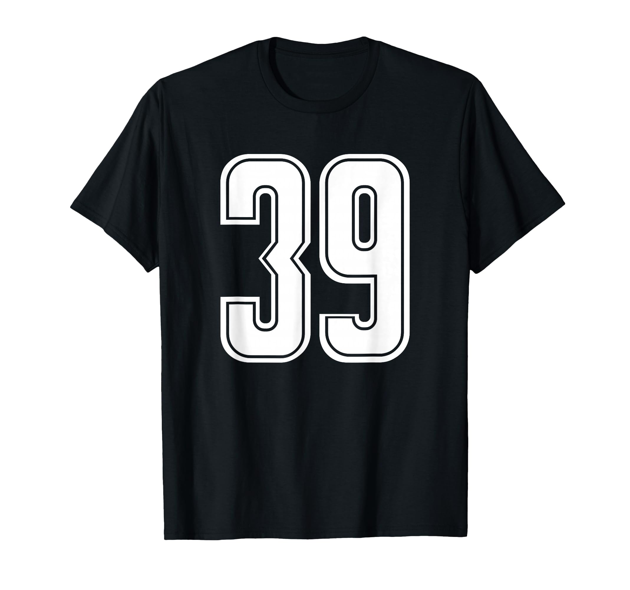 Sport Team Number 39 T-Shirt - Novelty Apparel for Adults - T-Shirt, Sweatshirt, Hoodie
