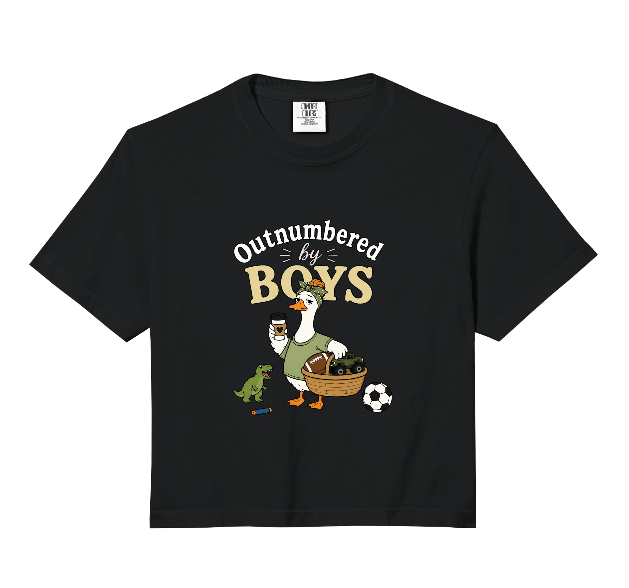 Outnumbered Funny Mom Soccer Family T-Shirt - Aesthetic Graphic Men Women - T-Shirt, Sweatshirt, Hoodie