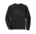Soccer Ball Heartbeat Soccer Players Sweatshirt - Minimalist Print Unisex - T-Shirt, Sweatshirt, Hoodie