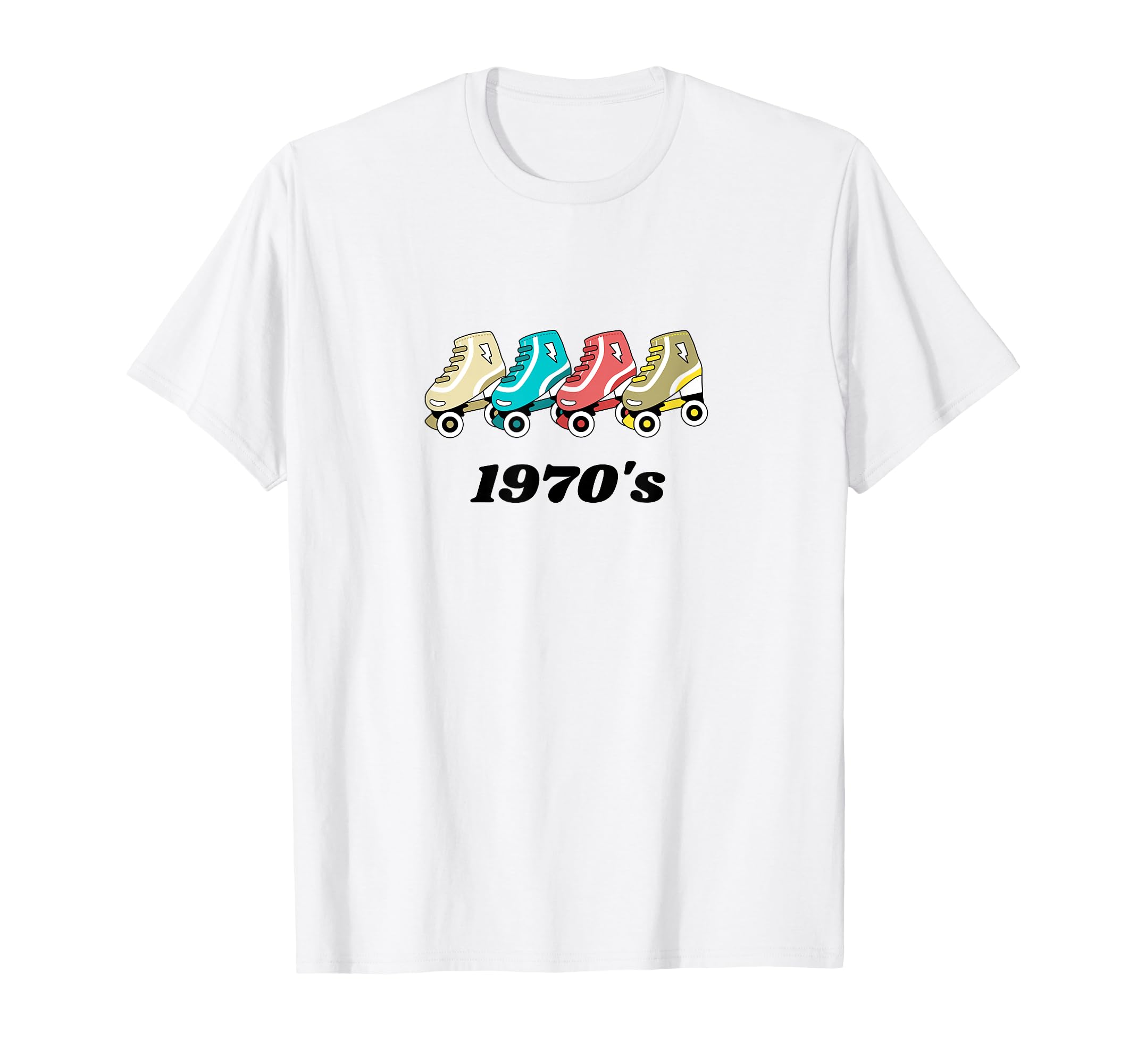 1970S Roller Skates Skate T-Shirt - Trendy Graphic for Adults - T-Shirt, Sweatshirt, Hoodie