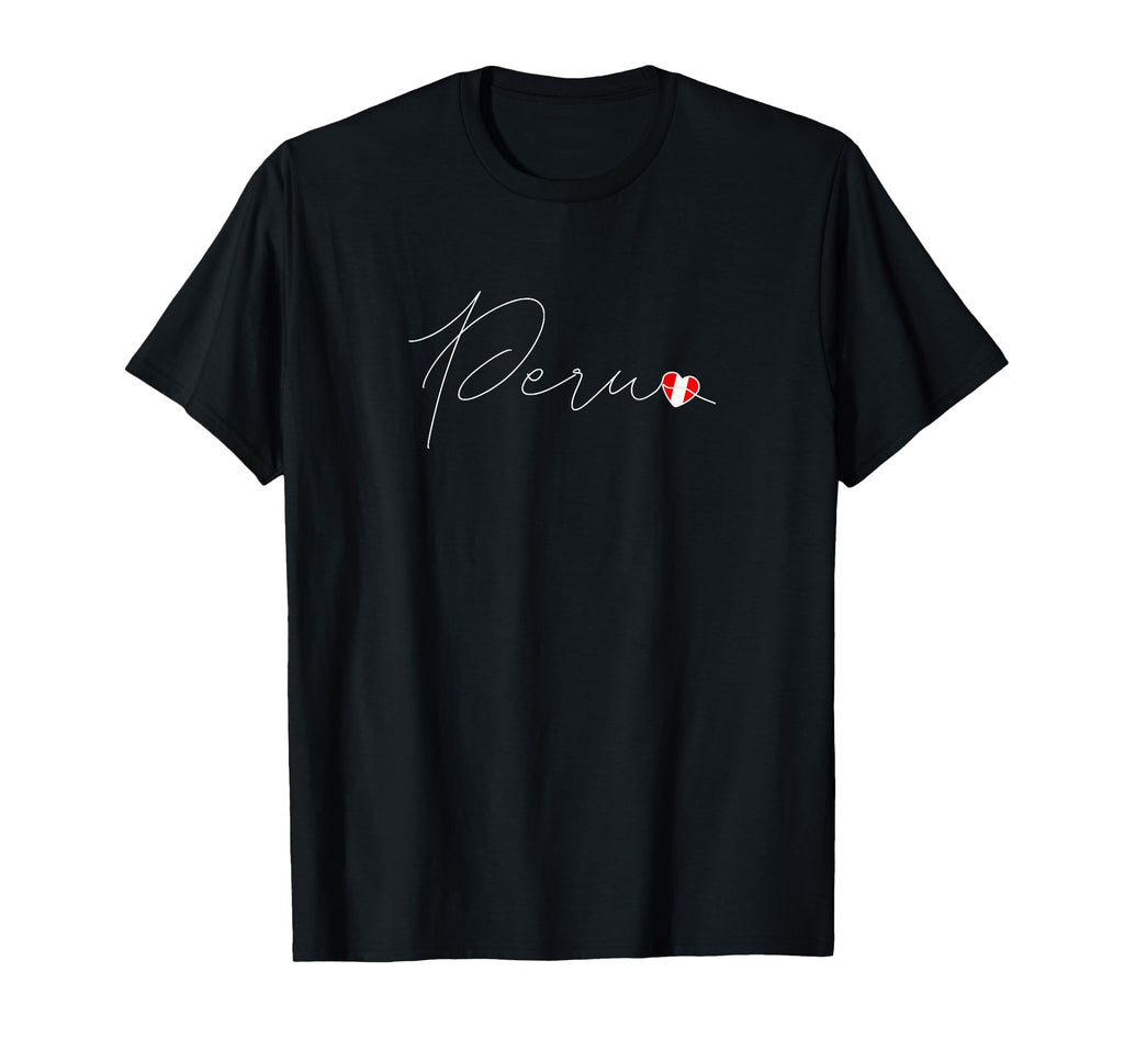 Per Simple Love Peruvian Flag Heart T-Shirt - Streetwear Style Men Women - T-Shirt, Sweatshirt, Hoodie