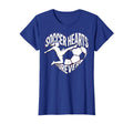 Soccer Hearts Forever Womens T-Shirt - Trendy Graphic for Adults - T-Shirt, Sweatshirt, Hoodie