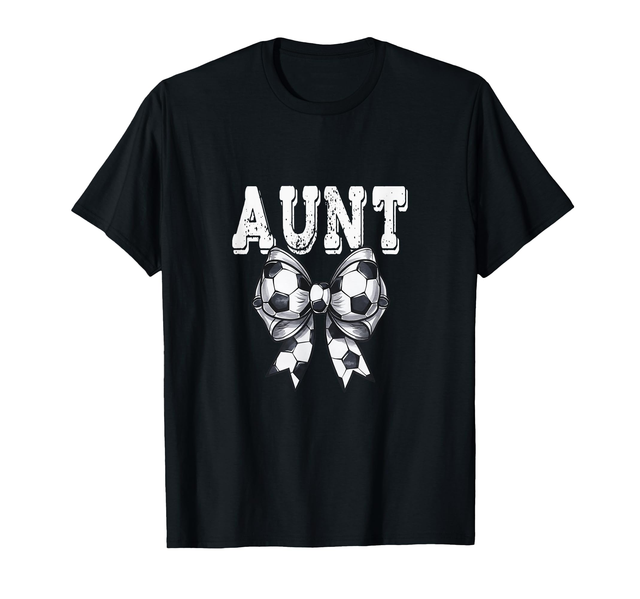 Coquette Soccer Bow Aunt Sister Grandma T-Shirt - Unique Graphic Men Women - T-Shirt, Sweatshirt, Hoodie