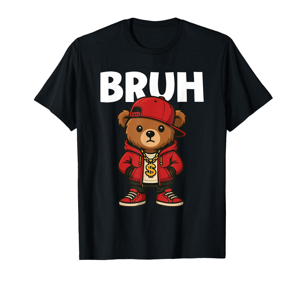 Bruh 80S 90S Old School Hip Hop T-Shirt - Minimalist Print Men Women - T-Shirt, Sweatshirt, Hoodie