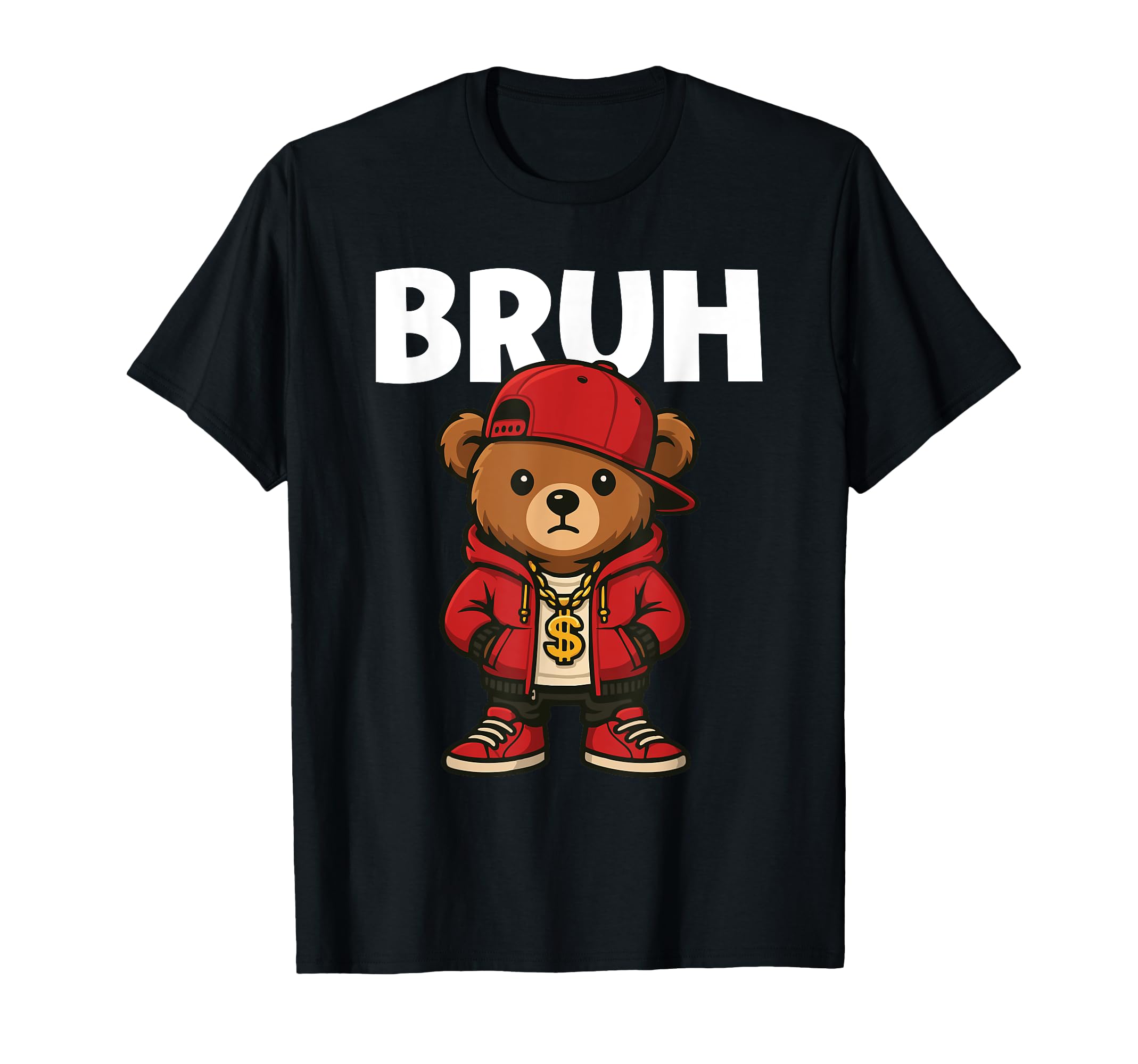 Bruh 80S 90S Old School Hip Hop T-Shirt - Minimalist Print Men Women - T-Shirt, Sweatshirt, Hoodie