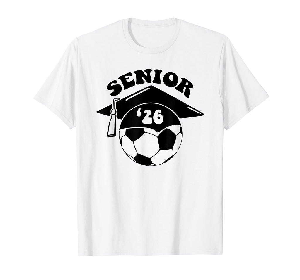 Soccer Senior Graduation Cap T-Shirt - Unique Graphic for Adults - T-Shirt, Sweatshirt, Hoodie