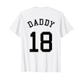 Daddy Team 18 Handball Dad T-Shirt - Aesthetic Graphic for Adults - T-Shirt, Sweatshirt, Hoodie