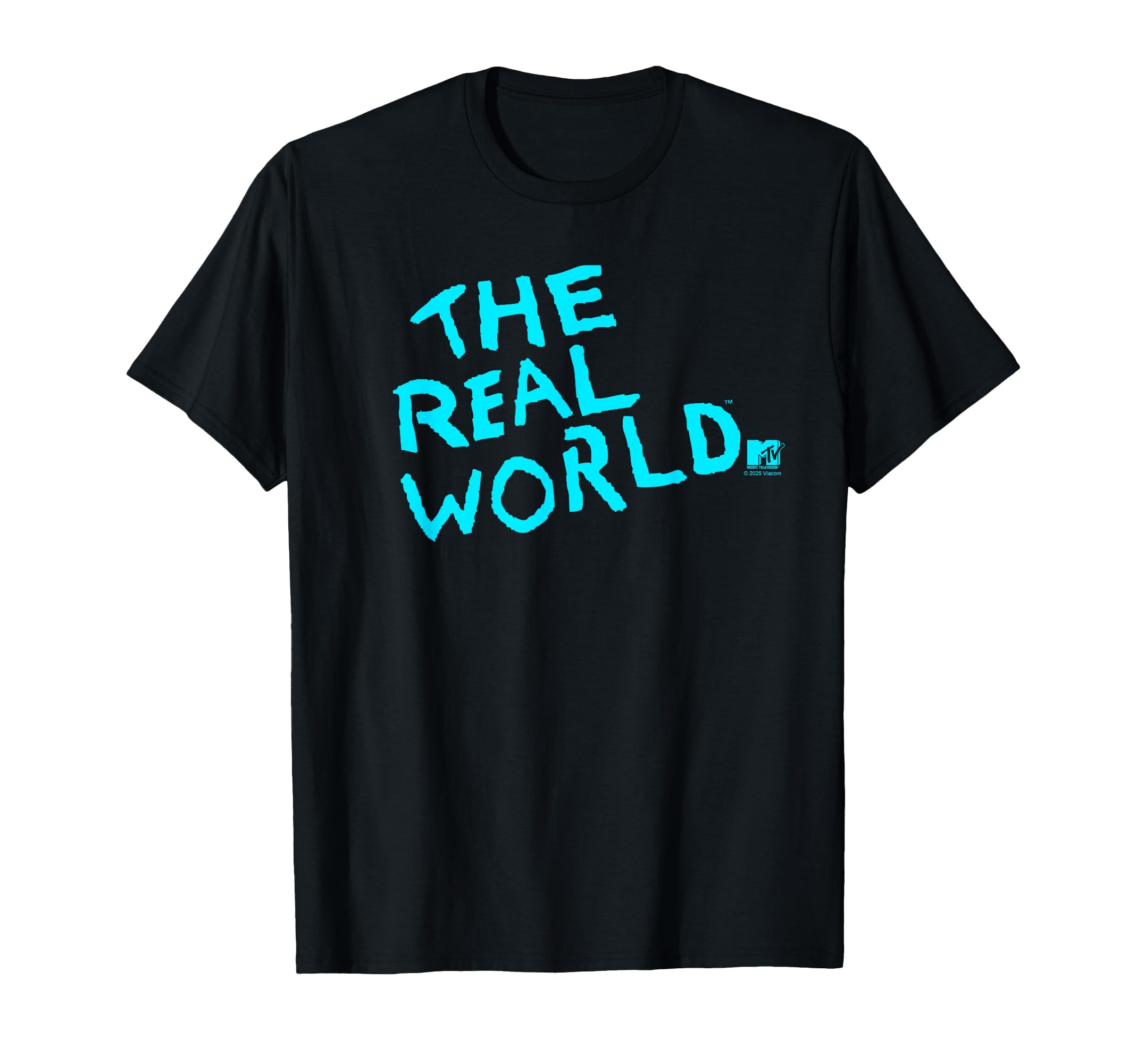 Real World Light Blue Show Logo Reality T-Shirt - Minimalist Print Unisex - T-Shirt, Sweatshirt, Hoodie
