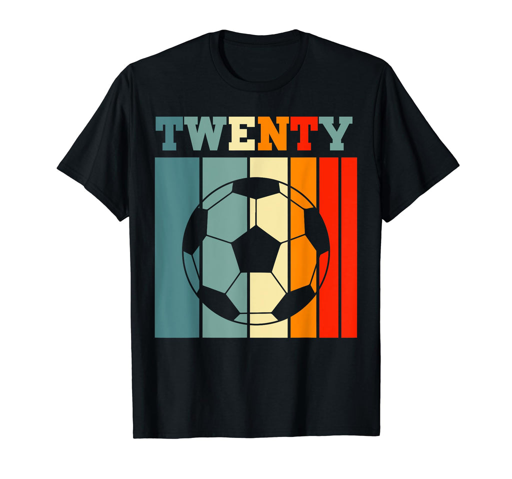 Twenty 20Th Soccer Birthday Party 20 T-Shirt - Trendy Graphic for Adults - T-Shirt, Sweatshirt, Hoodie