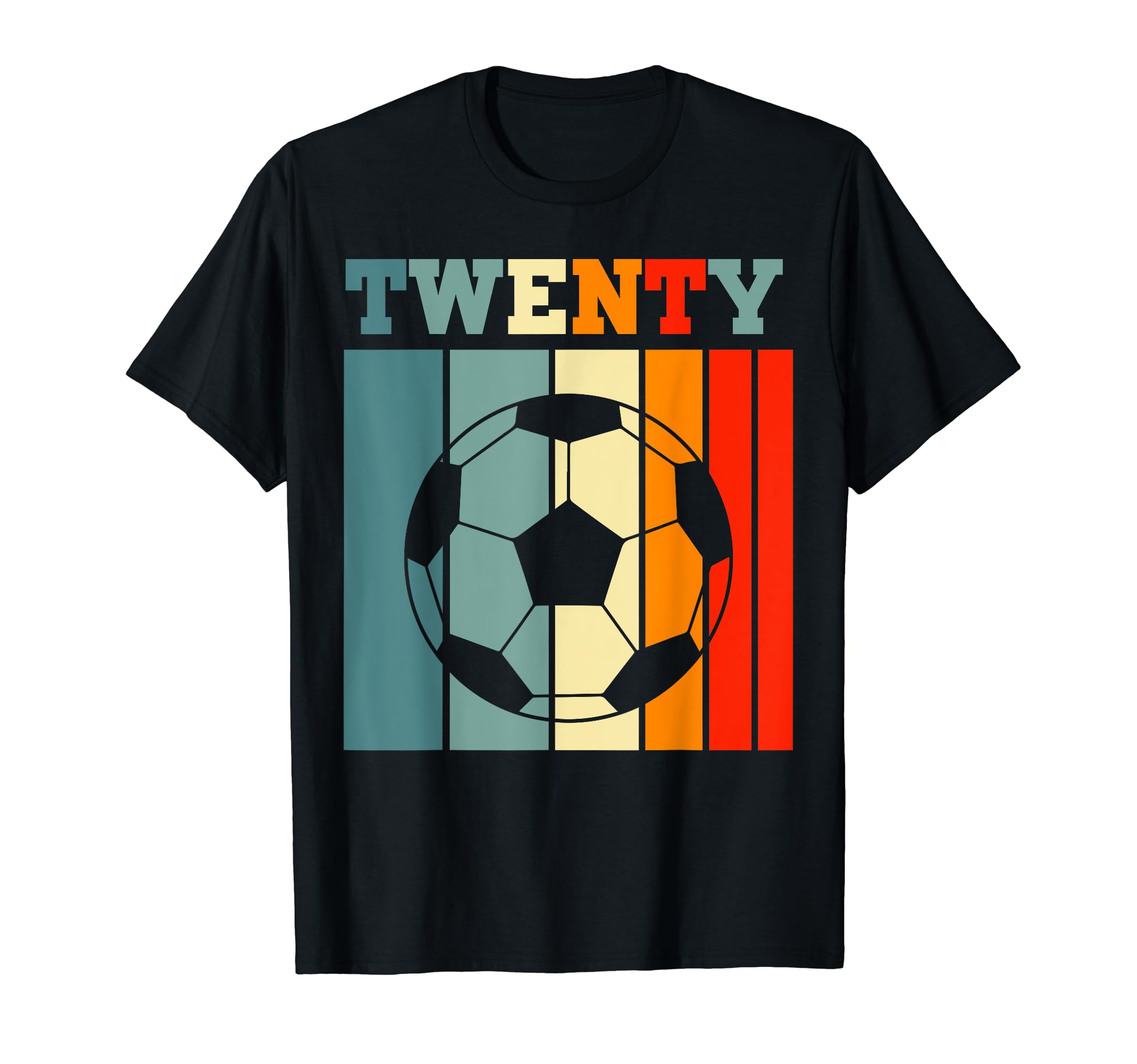 Twenty 20Th Soccer Birthday Party 20 T-Shirt - Trendy Graphic for Adults - T-Shirt, Sweatshirt, Hoodie
