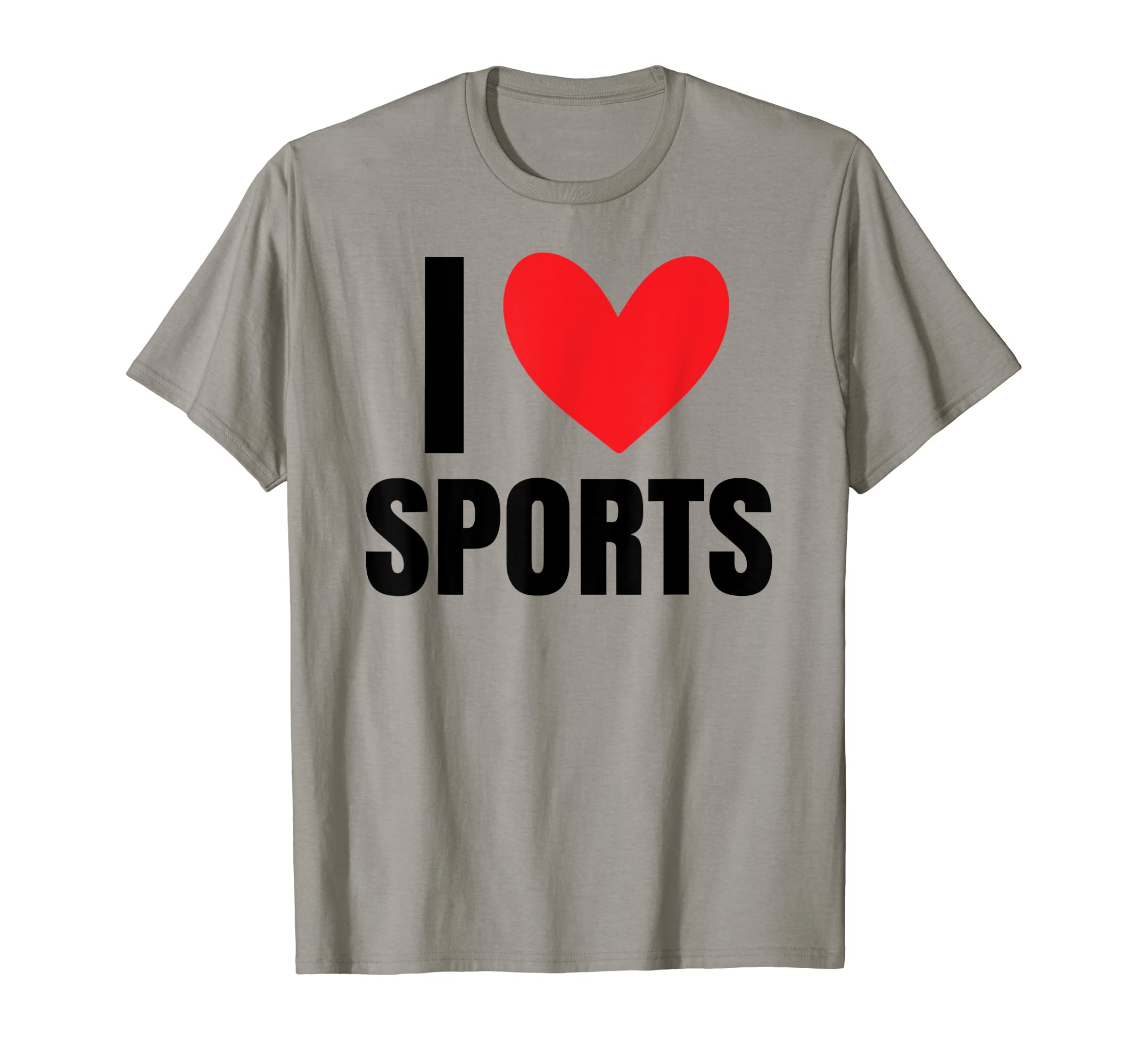 I Love Sports Football Baseball T-Shirt - Casual Everyday Wear for Adults - T-Shirt, Sweatshirt, Hoodie