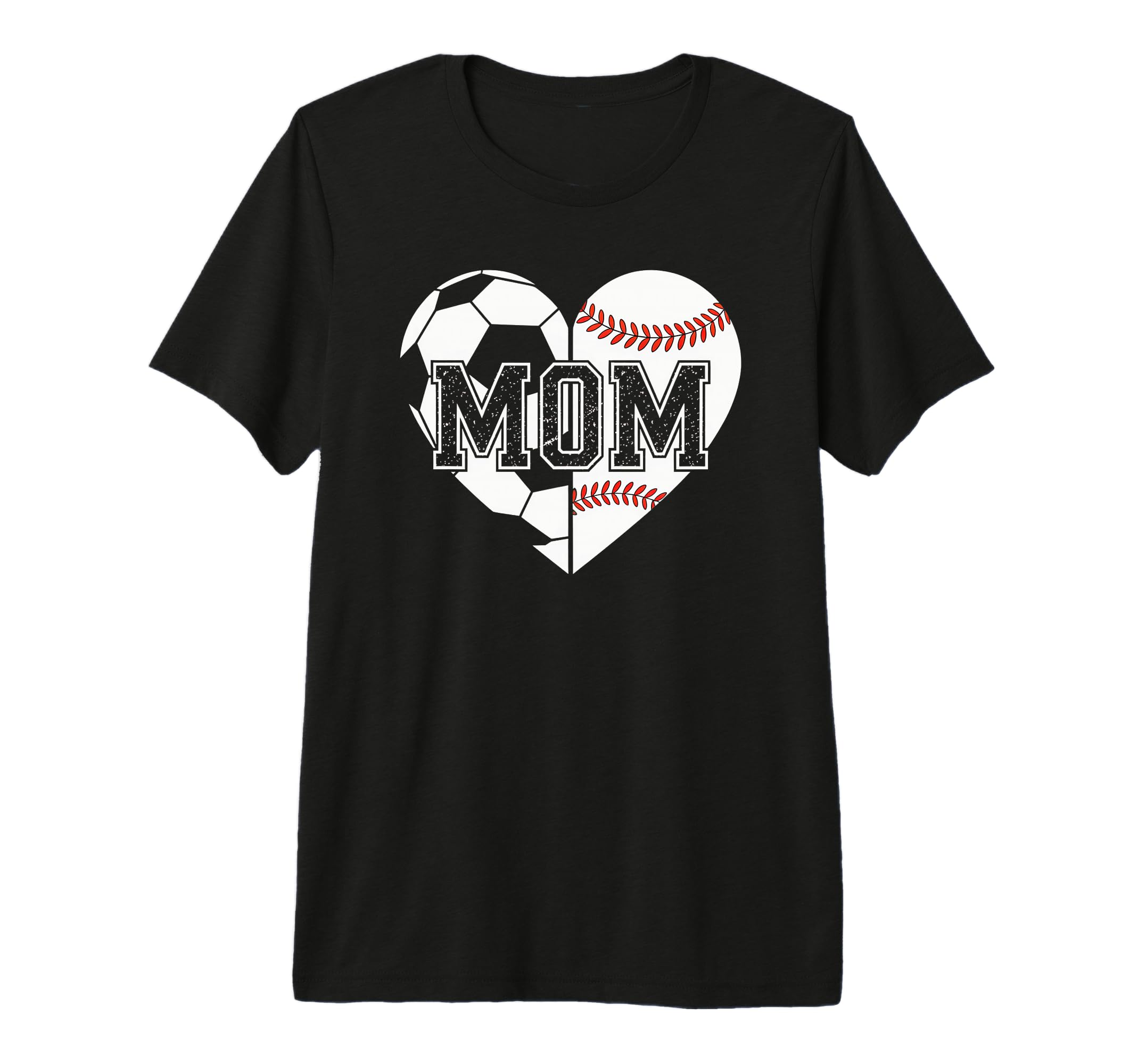 Ball Mom Soccer Football Baseball T-Shirt - Fun Novelty Design for Adults - T-Shirt, Sweatshirt, Hoodie