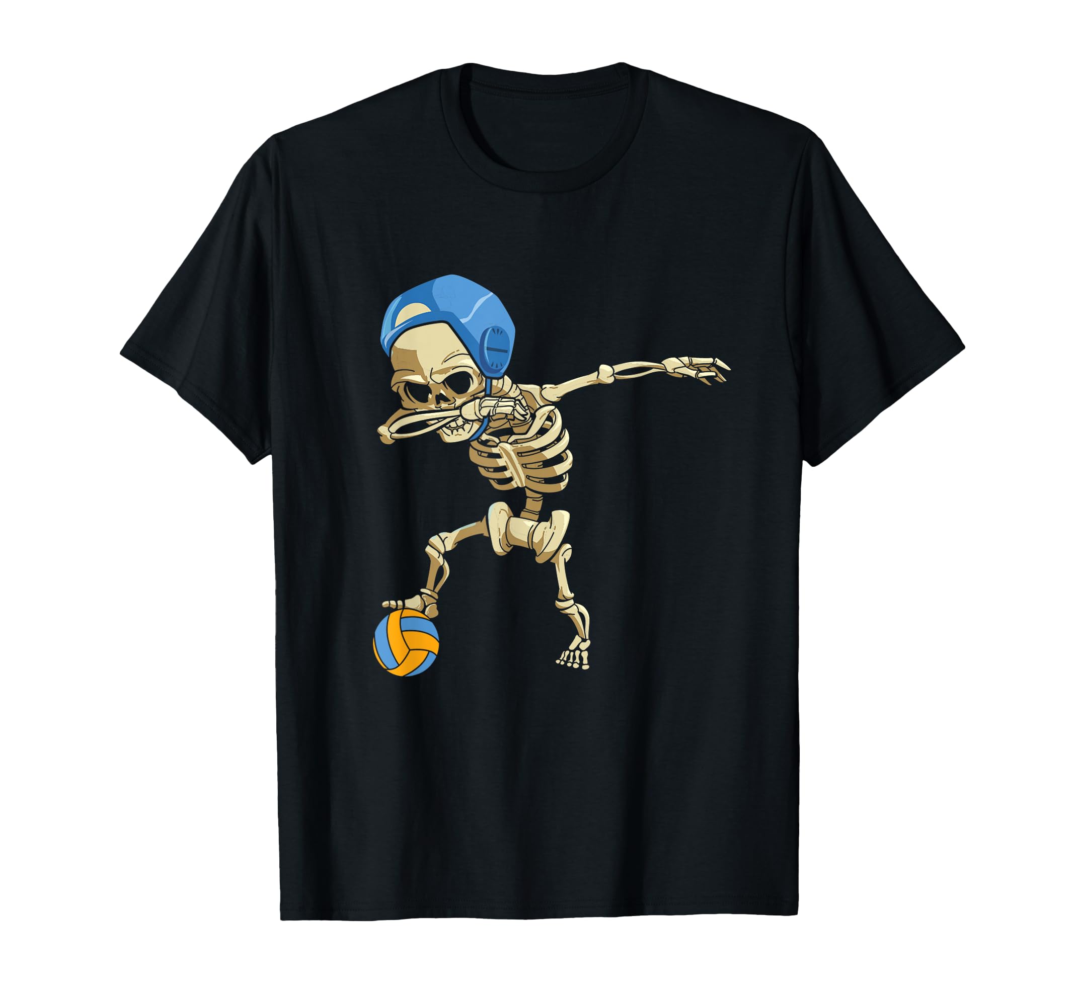 Dabbing Skeleton Water Polo Lover Goalie T-Shirt - Novelty Apparel Unisex - T-Shirt, Sweatshirt, Hoodie