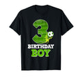 Happy 3Rd Birthday Soccer Lover 3 Yrs T-Shirt - Streetwear Style Men Women - T-Shirt, Sweatshirt, Hoodie