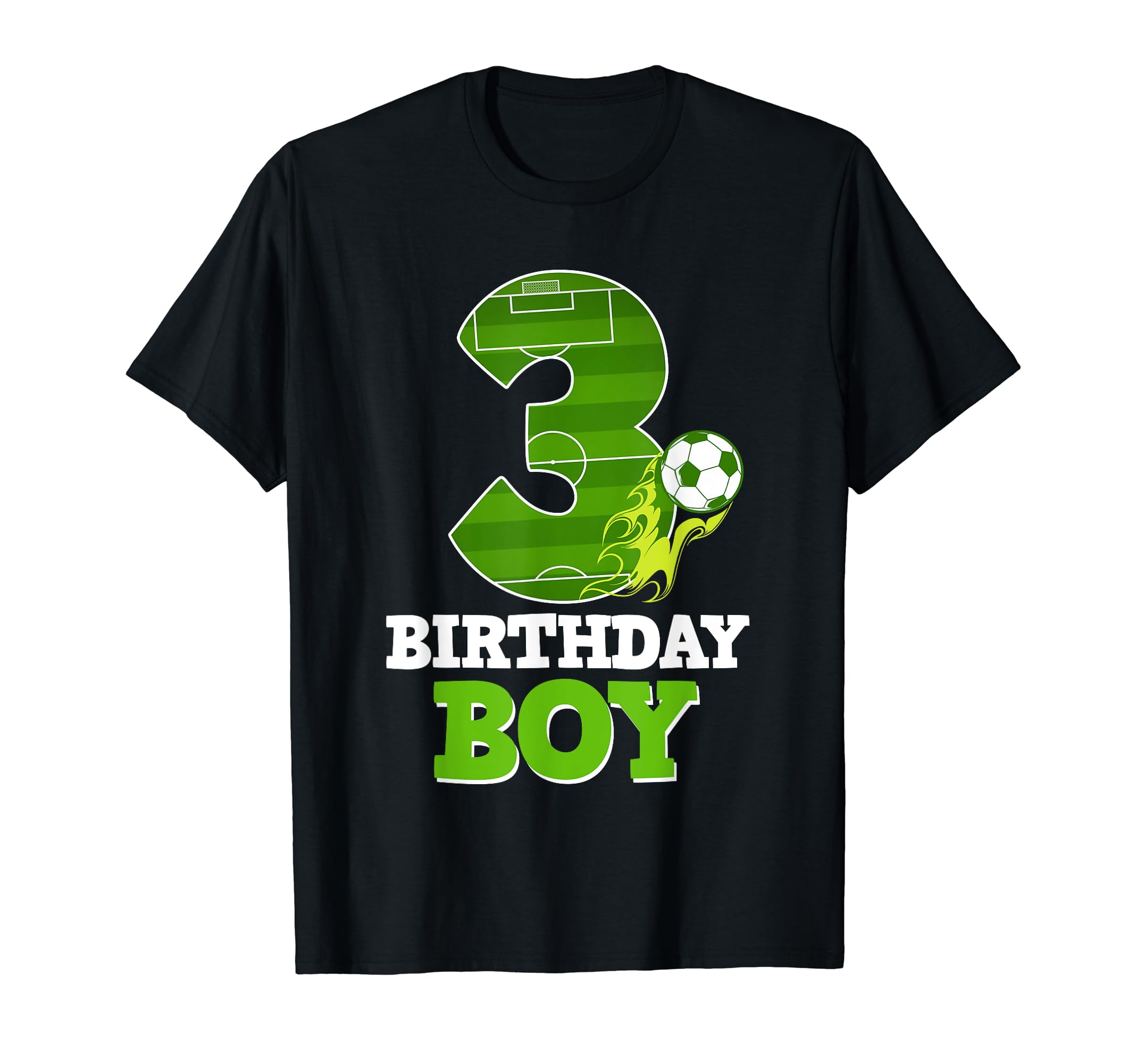 Happy 3Rd Birthday Soccer Lover 3 Yrs T-Shirt - Streetwear Style Men Women - T-Shirt, Sweatshirt, Hoodie