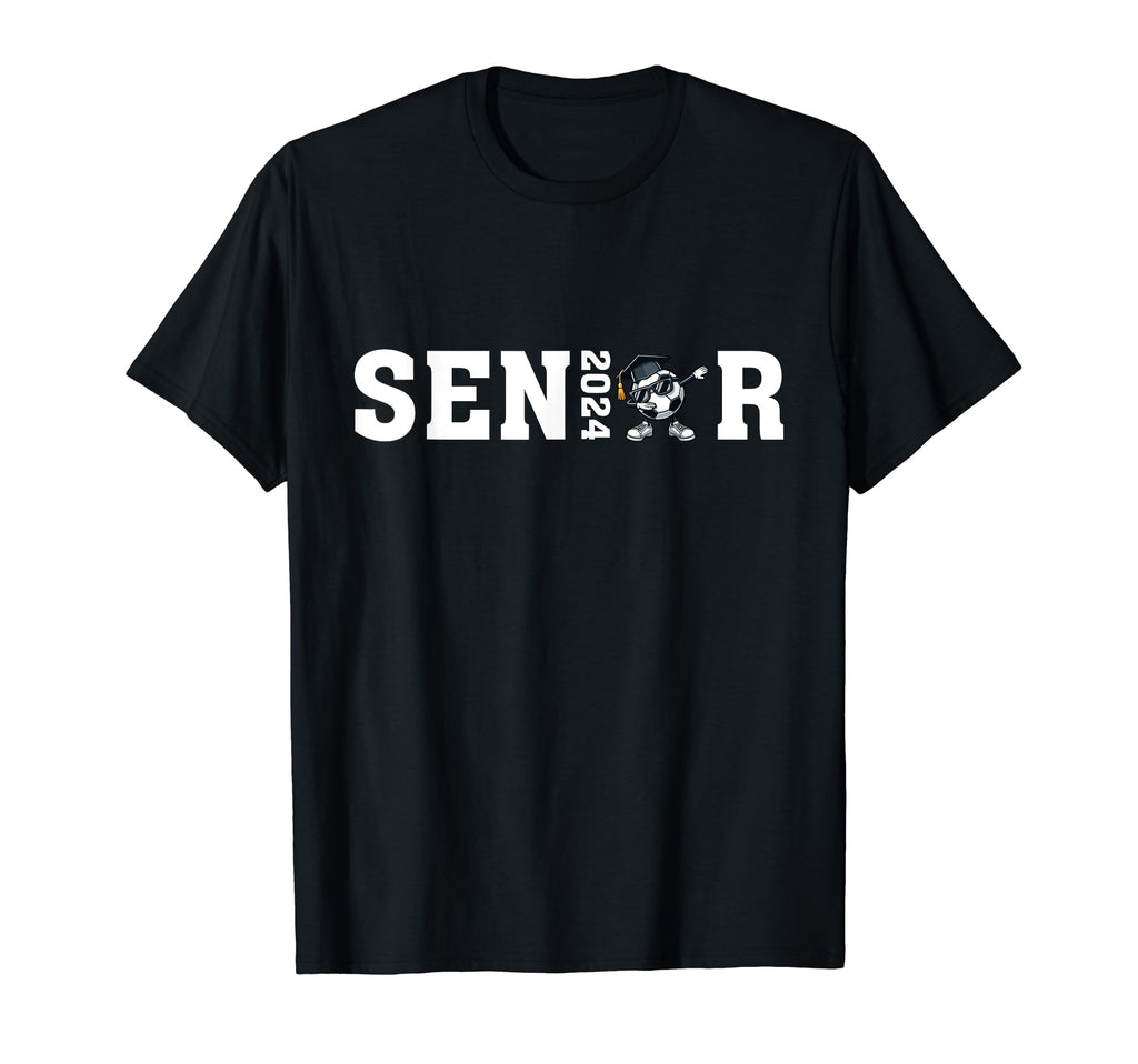 Senior 2024 Graduation Soccer Dabbing T-Shirt - Trendy Graphic Unisex - T-Shirt, Sweatshirt, Hoodie