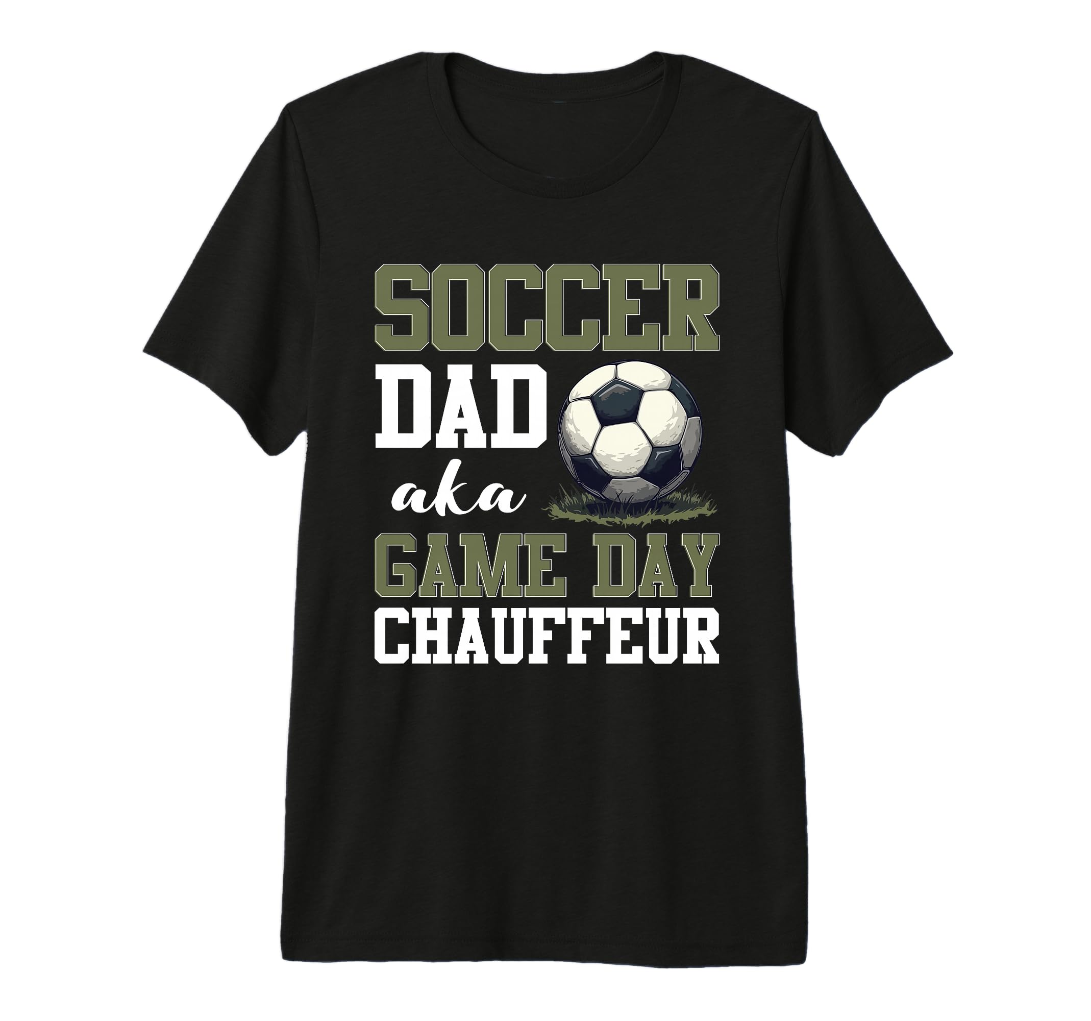 Soccer Dad Fathers Day Tri Blend T-Shirt - Custom Art Print for Adults - T-Shirt, Sweatshirt, Hoodie