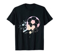Pastel Soccer Player Soccer T-Shirt - Trendy Graphic for Adults - T-Shirt, Sweatshirt, Hoodie