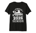 Proud Auntie 2026 Senior Soccer T-Shirt - Aesthetic Graphic for Adults - T-Shirt, Sweatshirt, Hoodie