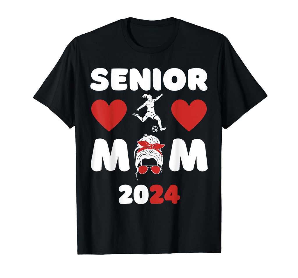 Senior Mom Class 2024 Soccer Mom T-Shirt - Novelty Apparel for Adults - T-Shirt, Sweatshirt, Hoodie