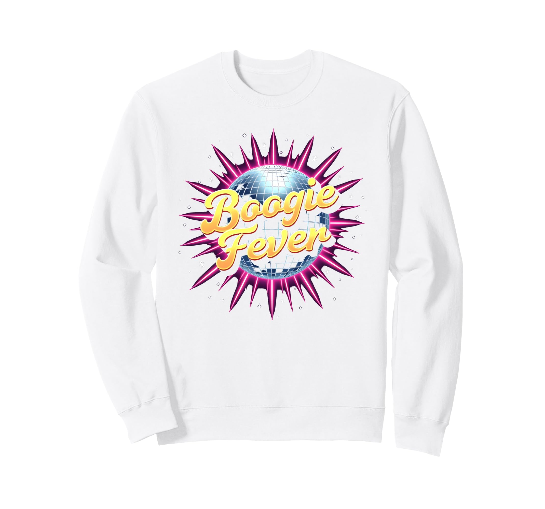 Disco Boogie Fever Dance Party Sweatshirt - Aesthetic Graphic Men Women - T-Shirt, Sweatshirt, Hoodie