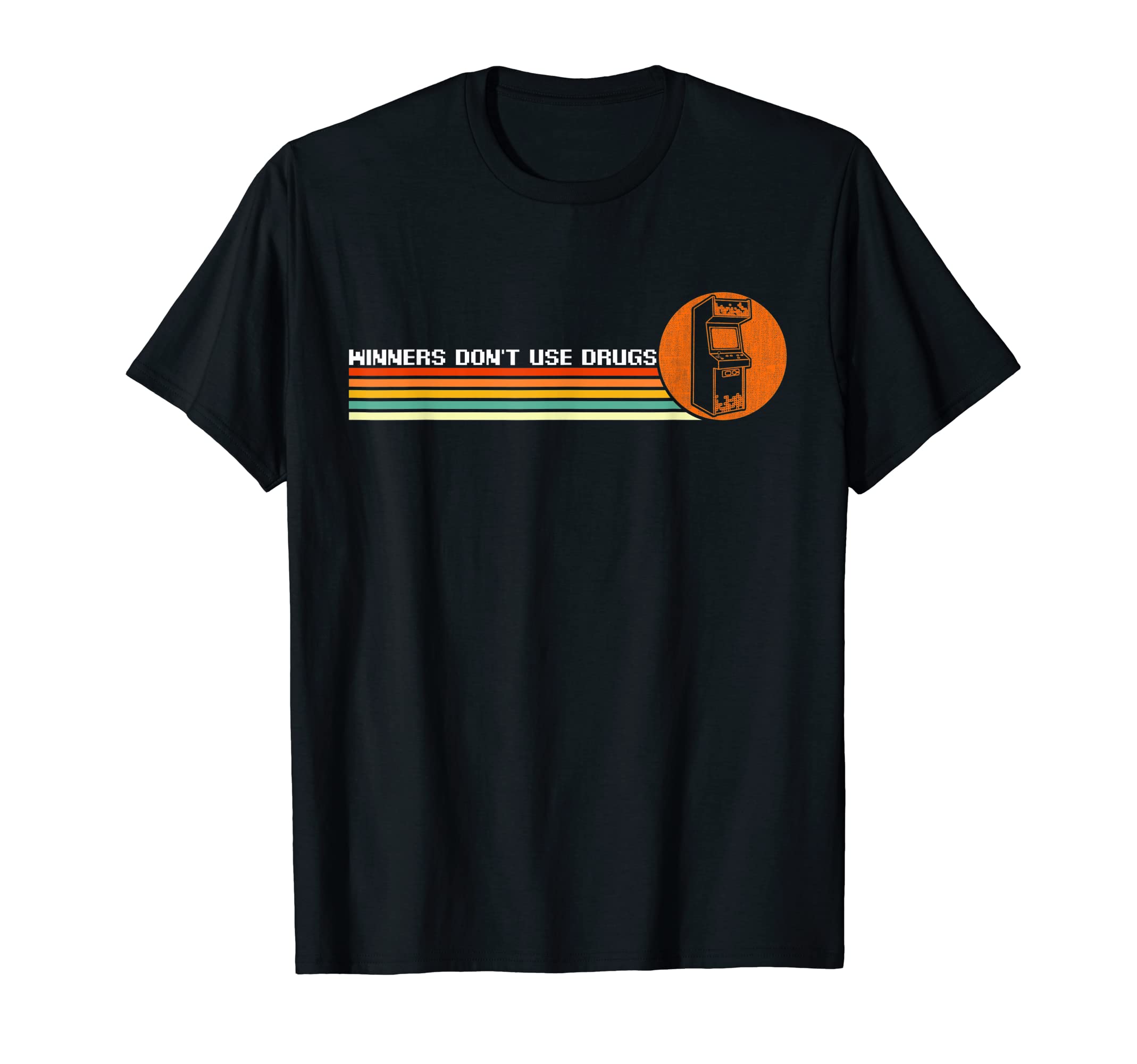 80S Video Game Arcade Winners T-Shirt - Casual Everyday Wear Men Women - T-Shirt, Sweatshirt, Hoodie