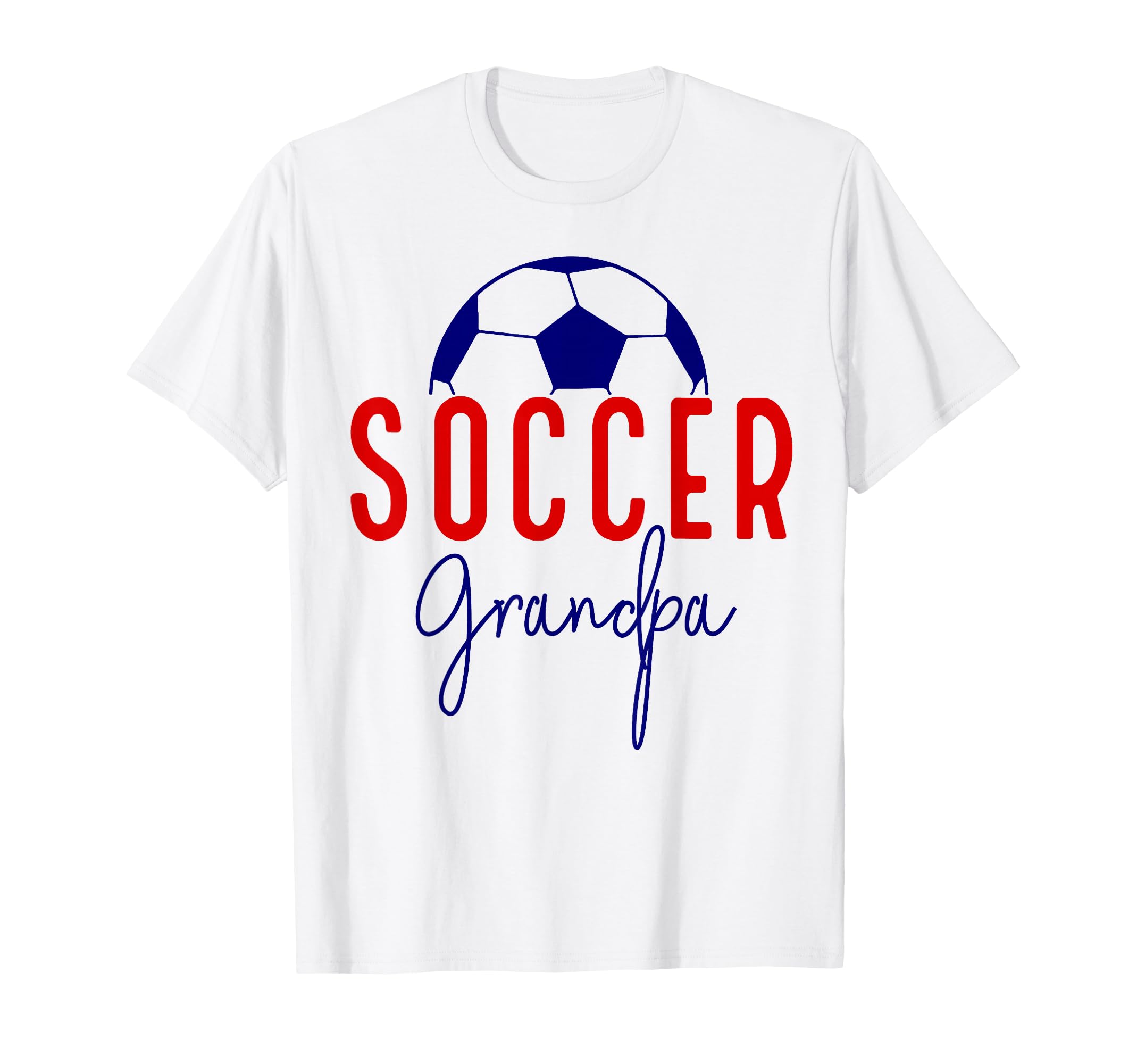 Soccer Grandpa Soccer Grandson Support T-Shirt - Graphic Print for Adults - T-Shirt, Sweatshirt, Hoodie