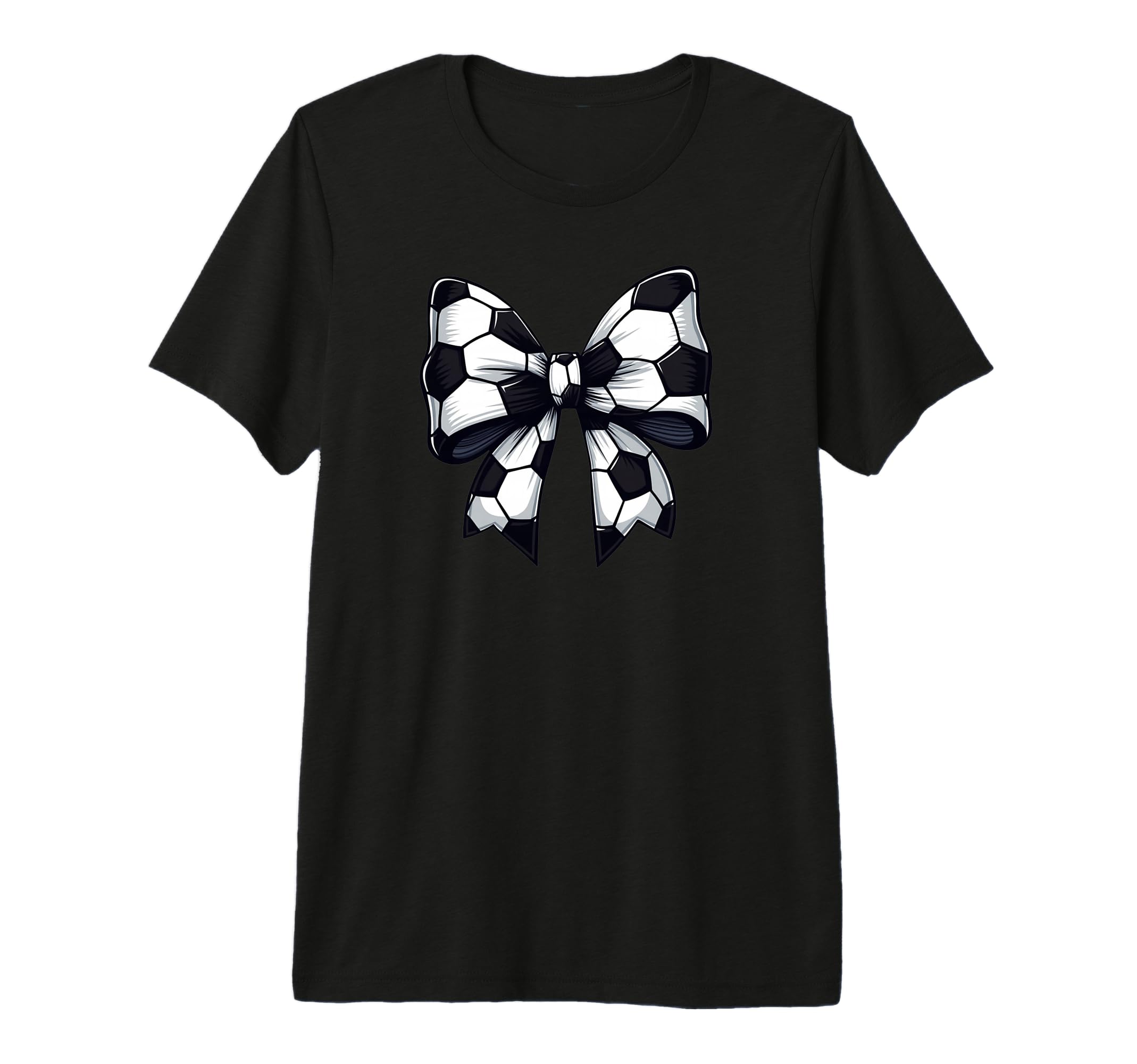 Soccer Coquette Bow Soccer Team Game Day T-Shirt - Minimalist Print Unisex - T-Shirt, Sweatshirt, Hoodie
