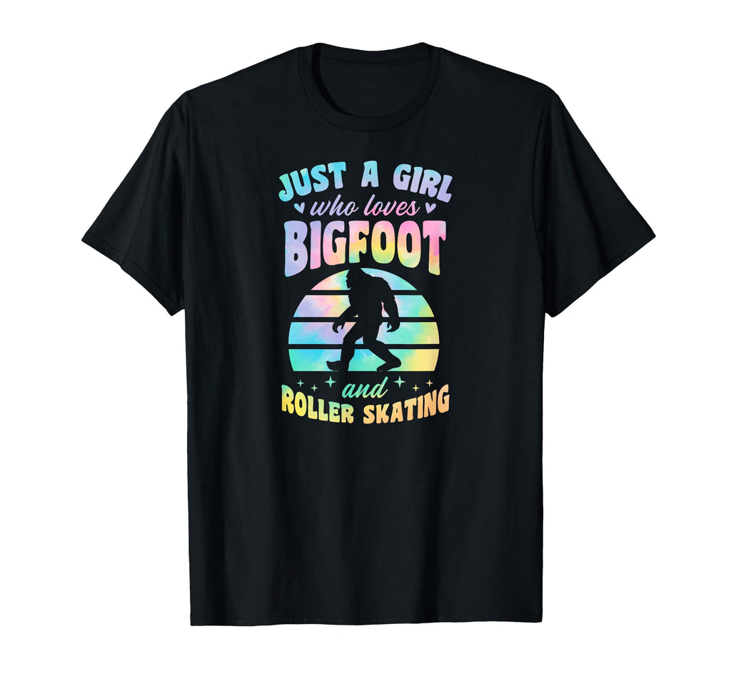 Just Who Loves Bigfoot And Roller T-Shirt - Minimalist Print Unisex - T-Shirt, Sweatshirt, Hoodie