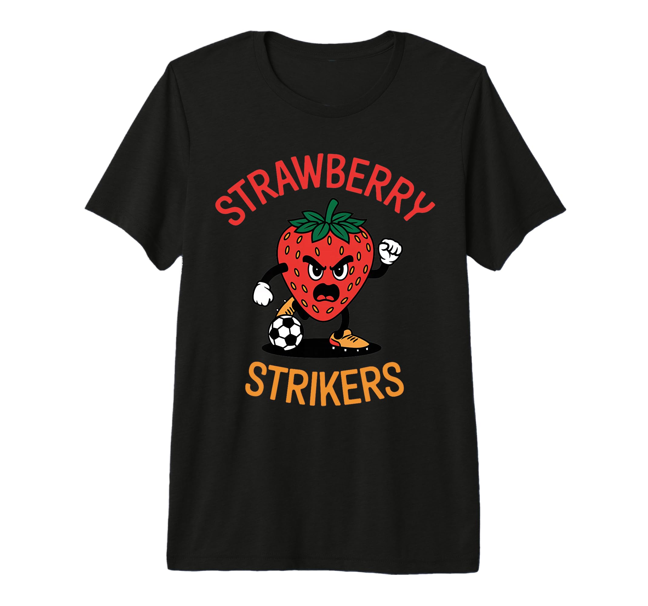 Strawberry Strikers Funny Soccer T-Shirt - Custom Art Print Unisex - T-Shirt, Sweatshirt, Hoodie
