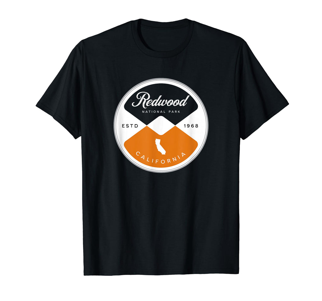 Redwood National Park California Circle T-Shirt - Unique Graphic Unisex - T-Shirt, Sweatshirt, Hoodie
