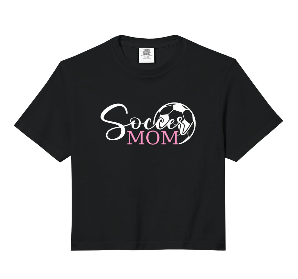Soccer Mom Funny Football Soccer T-Shirt - Minimalist Print for Adults - T-Shirt, Sweatshirt, Hoodie