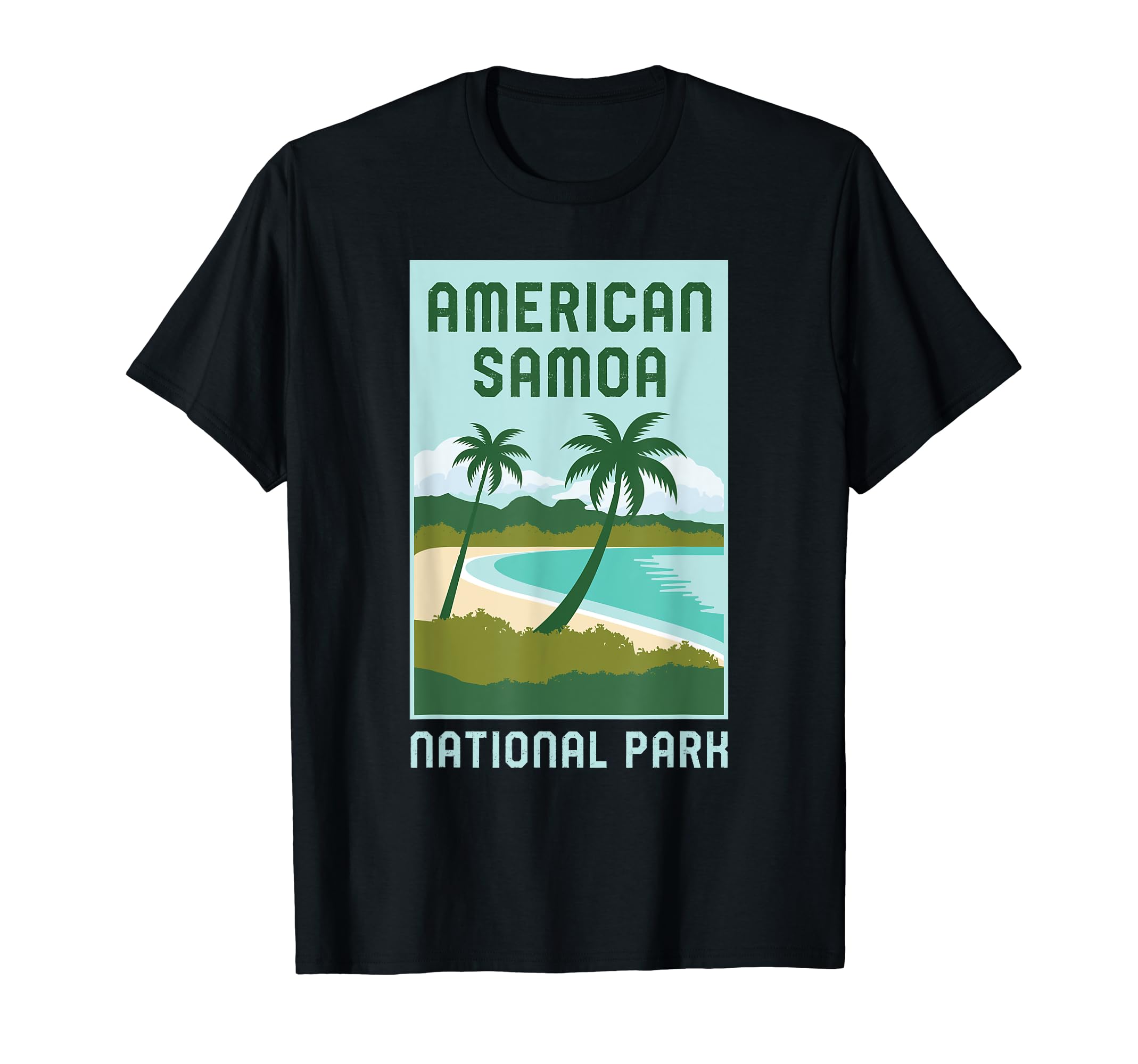 American Samoa National Park Island T-Shirt - Novelty Apparel for Adults - T-Shirt, Sweatshirt, Hoodie