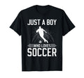 Just Who Loves Soccer T-Shirt - Trendy Graphic Unisex - T-Shirt, Sweatshirt, Hoodie