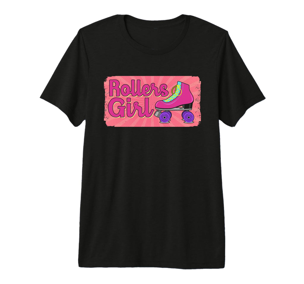 70S 80S Skating Roller Skates Tri Blend T-Shirt - Minimalist Print Unisex - T-Shirt, Sweatshirt, Hoodie
