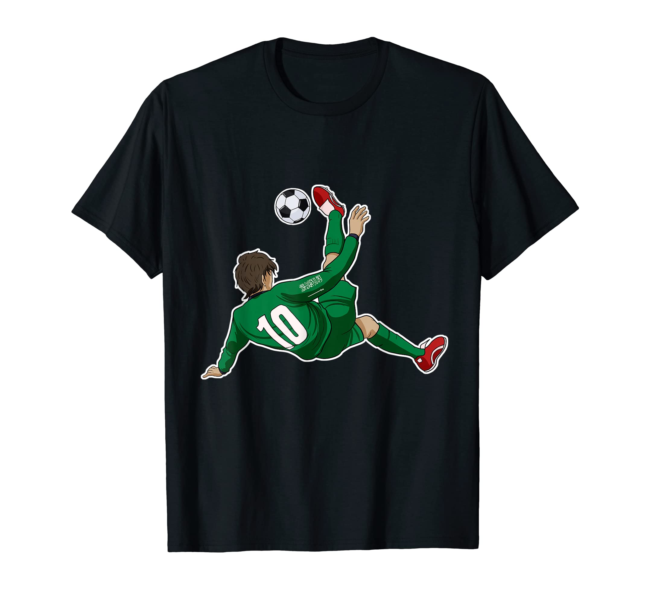 Arab Flag Soccer Team I Soccer Saudi T-Shirt - Minimalist Print Men Women - T-Shirt, Sweatshirt, Hoodie